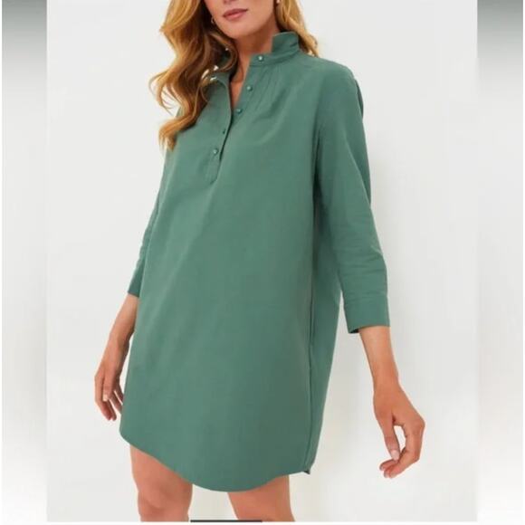 Tuckernuck Pomander Place Green Polly Dress - Picture 1 of 7